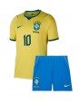 Brasilia Neymar Jr #10 Kotipaita Lasten MM-kisat 2026 Lyhythihainen (+ shortsit)